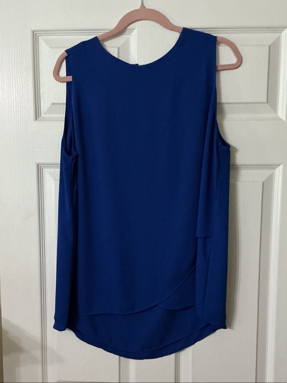 Chico's Sleeveless Layered Shell Top